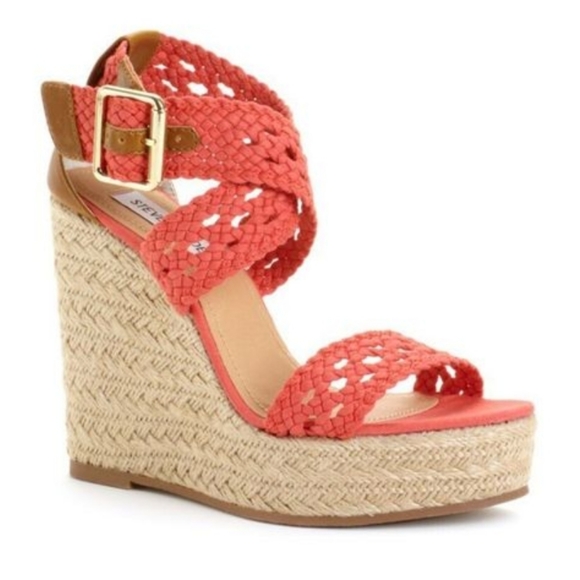 Steve Madden Shoes - Steve Madden Magestee Coral Wedge Sandal